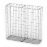  Gabionska košara s poklopcima od pocinčane žice 100 x 100 x 30 cm | shoptok.hr