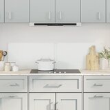 vidaXL Kuhinjske zaštite od prskanja 2 kom prozirne 70x60 cm staklene | shoptok.hr