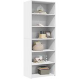  Visoka komoda bijela 70x41x185 cm od konstruiranog drva | shoptok.hr