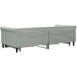  Dnevni krevet na razvlačenje svjetlosivi 90 x 200 cm baršunasti | shoptok.hr