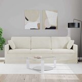 SOFA Krema 228 x 78 x 80 cm Baršun - Krema 210 cm | shoptok.hr