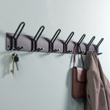 Spinder Design Črn jeklen stenski obešalnik 100 cm Miles – | Shoptok.si