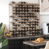  Stalak za vino za 120 boca od masivne borovine | shoptok.hr