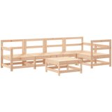  The Living Store Vrtna sedežna garnitura 6-delna trdna borovina - Vrtna Sedežna Garnitura, (21453225) | Shoptok.si