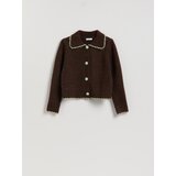 Reserved Vesta s ovratnikom - smeđi | shoptok.hr