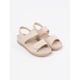 GOODIN Light beige women's Velcro sandals | Shoptok.si