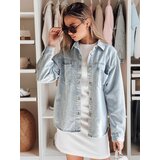 DStreet Kurtka damska jeansowa oversize BLUEDIVA niebieska | shoptok.hr