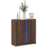 vidaXL Komoda s LED svjetlima boja smeđeg hrasta 77x34x85 cm drvena | shoptok.hr