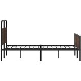  Okvir kreveta bez madraca smeđa boja hrasta 140x190 cm drveni | Eponuda.com