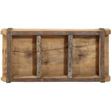  Pladenj 30x14x9 cm Iz masivnega lesa iz ponovne uporabe | Shoptok.si