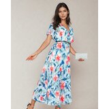 Resti Women's pleated floral midi dress | Shoptok.si