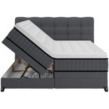 Premium Living Postelja Boxspring Carmen C, Antracit, 180x200 | Shoptok.si