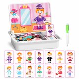 Jojoy Magnetni gradniki za otroke, izobraževalna STEM igrača, veliki varni deli | PUZZMAG Princesa, (5000359616) | Shoptok.si