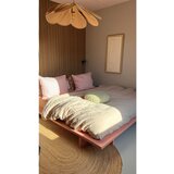 Karup Design Svetlo rožnata zakonska postelja iz masivnega bora z letvenim dnom 140x200 cm Japan – | Shoptok.si