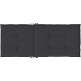  Jastuci za vrtne stolice 2 kom crni 120 x 50 x 3 cm od tkanine | shoptok.hr