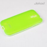 Jekod silikonski ovitek Samsung Galaxy S4 i9500 TPU/T prozorno zelen z okvirjem + Zaščitna folija Cene