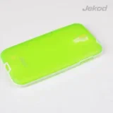 silikonski ovitek Samsung Galaxy S4 i9500 TPU/T prozorno zelen z okvirjem + Zaščitna folija