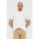 Polo Ralph Lauren Bombažna kratka majica bela barva