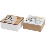 Casa Selección Škatle za shranjevanje v kompletu 2 ks s pokrovom/dekorativne ø 20x8,5 cm – | Shoptok.si