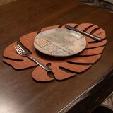 Hermia set Podmetača za Sto Monstera - Rose Rose (4 Komada)
