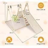  Plezalni okvir 4 v 1 z otroško gugalnico, Montessori plezalni komplet | Shoptok.si