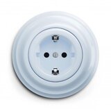  Reblig - Retro kućna utičnica sa okvirom SCHUKO 230V/16A, plava Cene