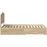  Krevetna konstrukcija s uzglavljem Sonoma hrast 70 x 190 cm | Eponuda.com