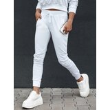 DStreet Spodnie dresowe damskie RELAX MODE białe | Shoptok.si