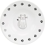 Trixie plitka bela keramička činija za mačke, 0,2 l ø 15 cm | Eponuda.com