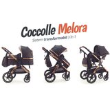 Coccolle Otroški voziček 3in1 Melora Diamond črna smart | Shoptok.si