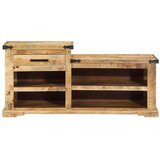  Klupa s ladicama s pohranom Smeđa 110 x 35 x 50 cm Grubi Mango | Eponuda.com