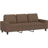vidaXL Trosjed od tkanine smeđi 180 cm | shoptok.hr