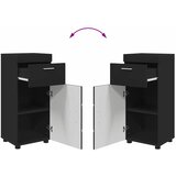  Set namještaja za kupaonicu TULUM 3 pcs Crna 60 x 34 x 63 cm | shoptok.hr