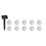 Garden of Eden led solarni lampiončki - 10 belih luči, hladno bela led - 3,7 m | Shoptok.si