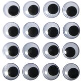 RAYHER Očesa plastična, samolepljiva, 15mm ,16 kosov, (20631528) | Shoptok.si