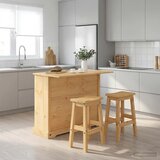  Set kuhinjskog otoka s ladicama 3 pcs Medeni vosak Čvrsta bor | Eponuda.ba