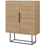 Marckeric Ormarić u dekoru hrasta u prirodnoj boji 100x130 cm Titan – Cijene