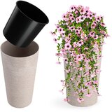 KADAX cvetlični lonec, pokrov za cvetlični lonec, visok, 57 cm, z vložkom, za dnevno sobo, bež, (5000350756) | Shoptok.si