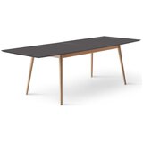 Hammel Furniture Raztegljiva jedilna miza z dodatno ploščo in s črno mizno ploščo 90x165 cm Meza – | Shoptok.si