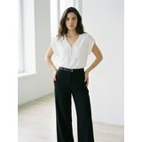 Sinsay Viskozna bluza s V izrezom i patentnim zatvaračem | shoptok.hr