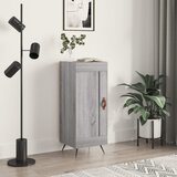 vidaXL Komoda siva sonoma 34,5x34x90 cm inženirski les | Shoptok.si