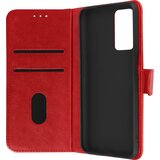 AVIZAR Folio Case Oppo A16 / A16s z držalom za kartico - rdeca, (20616432) | Shoptok.si
