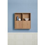Hammel Furniture Stenski regal v hrastovem dekorju v naravni barvi 70x70 cm Mistral – | Shoptok.si