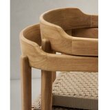 Kave Home Vrtna stolica od masivnog drveta u prirodnoj boji Icaro – | shoptok.hr