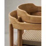 Kave Home Vrtni stol iz masivnega lesa v naravni barvi Icaro – | Shoptok.si