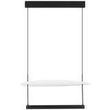 Nova Luce Bijela/mat crna LED viseća svjetiljka aluminijska s mogućnosti zatamnjivanja ø 60 cm Diona – | shoptok.hr