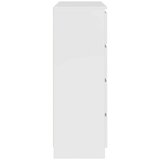  Komoda bijela 100x35x99 cm od konstruiranog drva | shoptok.hr