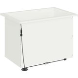  Vrtna posuda za sadnju s LED svjetlom Bijela 40 x 60 x 40 cm | shoptok.hr
