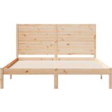  Dugi okvir kreveta bez madraca 140 x 220 cm masivno drvo | shoptok.hr