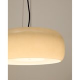 Kave Home Sivo-bež LED viseča svetilka s steklenim senčilom ø 38 cm Reig – | Shoptok.si